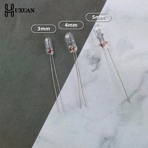 10개/세트 미니어처 0.07A 3mm 4mm 5mm 3V/6V/9V/12V/24V 미니 램프 전구 에디슨 백열 필라멘트 전구