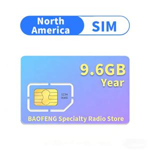 북미 IOT SIM 카드 4G LTE NA 로밍 데이터 365일 무전기용 글로벌-PTT GxinPOC Zello 1년 서비스 갱신 가능
