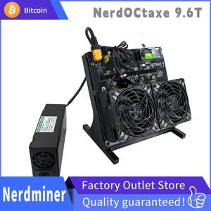 2026 새로운 NerdOCTAxe 공냉식 비트코인 ​​채굴기 9.6-12TH/s 170W SHA256 가정용 미니 채굴기 듀얼 팬