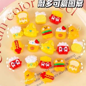 창의적인 만화 간식 지우개 3D 시뮬레이션 햄버거 디자인 귀여운 학용품 학생들을 위한 보상 학교 깜짝 선물