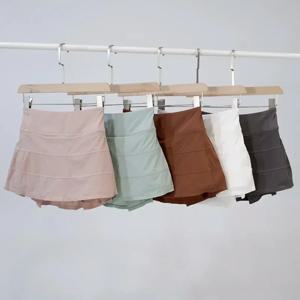 클래식 2-in-1 여성용 요가 숏 스커트 (안감 반바지 포함), 편안한 테니스 스커트, 피트니스 조깅 스포츠 숏 스커트