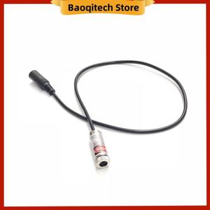 650nm 5mw 10mm 레이저 모듈 빨간색 빨간색 빛 도트 모양의 선형 크로스 레이저 헤드 산업용 등급 조정 가능한 초점 거리 1230 시리즈