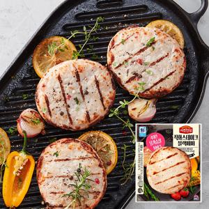 [사조공식샵] 국내산닭가슴살 100% 직화스테이크 (블랙페퍼) 100g * 10개