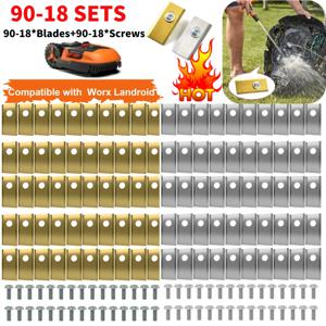 잔디 예초기 커팅 블레이드 세트, 스테인레스 스틸 예초기 커터 블레이드, 단일 구멍 잔디 예초기 블레이드, Worx L안드로이드 잔디 깎는 기계, 18 개