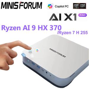 미니스포럼 AI X1 프로 코파일럿 AI PC AMD 라이젠 AI 9 HX 370 윈도우 11 DDR5 64GB Wifi7 BT5.4 135W 8K 데스크탑 PC 게이머 OCulink