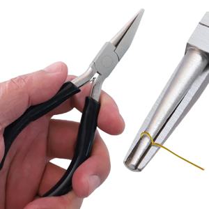 5In 미니 쥬얼리 플라이어 DIY 탄소강 라운드 코 쥬얼리 도구 쥬얼리 만들기위한 구리 쥬얼리 와이어 1PC