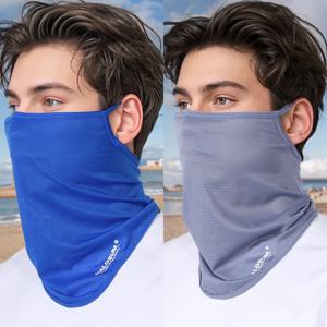 통기성 자전거 마스크 방풍 방진 솔리드 컬러 오토바이 스카프 얼음 실크 발라크라바 여름 남성 여성 태양 보호 베일