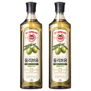 [사조공식샵] 해표 엑스트라버진 압착 올리브유 900mL*2개_V