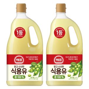[사조공식샵] 해표 콩기름 1.5+1.5 (2개)_V2