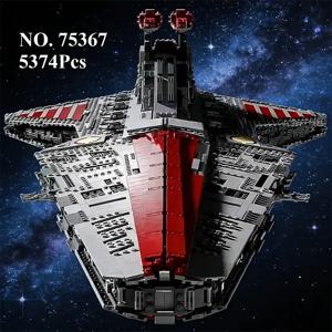 2026년 신제품 5374개 부품 최대 규모의 베네이터급 공화국 공격함 75367 크루저 블록 장난감 88030 성인 남아 크리스마스 선물
