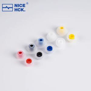 NICEHCK 07 소음 차단 실리콘 이어 팁 소프트 이어팁 ASX ZSN ZS10 Pro ZSX CHU QUE ZVX 이어폰 IEM 용 보컬 개선