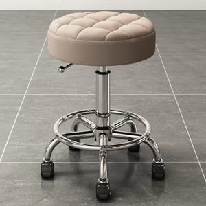 스툴 풀리 회전식 리프트 원형 스툴 메이크업 스툴 매니큐어 의자 이발사 의자 바 스툴 대형 작업용 스툴 헤어 의자 가정용품