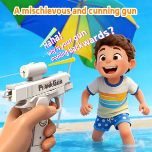 양방향 역방향 물총 장난감 미니 휴대용 물총 어린이 성인 여름 수영장 해변 물놀이 스트레스 해소 선물