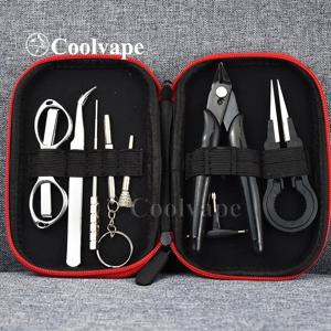 COOLVAPE RDA DIY 도구 가방 족집게 펜치 와이어 히터 키트 전자 담배 액세서리 포장용 코일 지그 권선