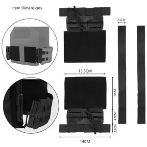 2PCS 전술 조끼 빠른 릴리스 버클 몰리 키트 범용 Airsoft 조끼 빠른 제거 버클 세트 사냥 액세서리