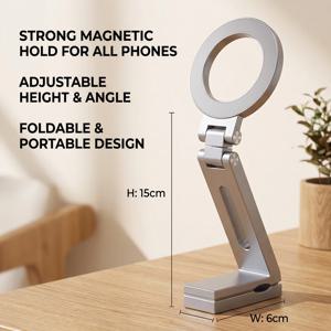 조절 가능한 범용 자석식 휴대폰 거치대 여행 필수품 자유로운 회전 핸즈프리 비행기 휴대폰 거치대 시트 휴대폰 스탠드