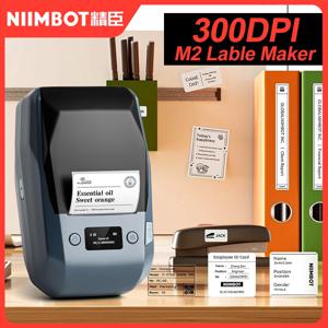 300DPI NIIMBOT M2 휴대용 열전사 라벨 프린터 블루투스 다기능 스티커 제작기 사무실 의류 태그용