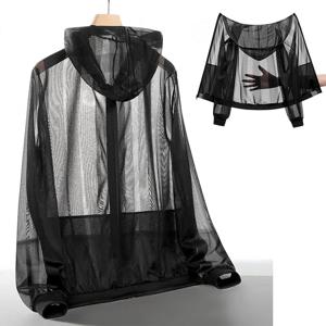 CHUJIE 여름 UPF 50+ UV 자외선 차단 스킨 코트 남성 초경량 운동복 후드 아웃웨어 남성 통기성 캐주얼 자켓 남자