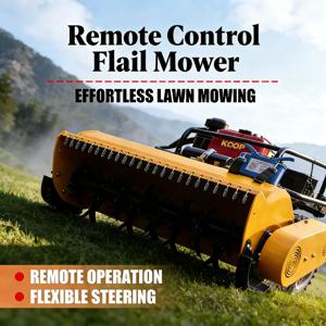 맞춤형 디젤 엔진 원격 제어 플레일 모어 정원 농업용 잔디 깎는 기계 (절단 폭 800-1000mm)