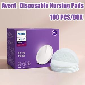 아벤트 100개 일회용 통기성 및 누출 방지 수유패드 및 패치, 수유 및 산후 기간 동안 유출 방지