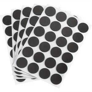 YITAPE 20/50pcs 강력한 자체 접착 자석 점 DIY 냉장고 공예용 접착식 뒷면이 있는 작은 원형 네오디뮴 자석