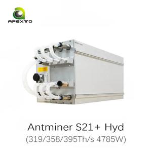 ADS 부활절 프로모션 특가 상품 Bitmain Antminer S21+ Hydro 319T 338T 358T 395T 15J/T 비트코인 ​​채굴기 하이드로 쿨링