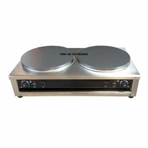 논스틱 주철 상업용 전기 더블 크레페 메이커 크레페 제조기 팬케이크 제조기