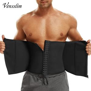 남성 허리 트레이너 코르셋 배꼽 컨트롤 Shapewear 스포츠 운동 거들 슬리밍 바디 셰이퍼 사우나 땀 벨트