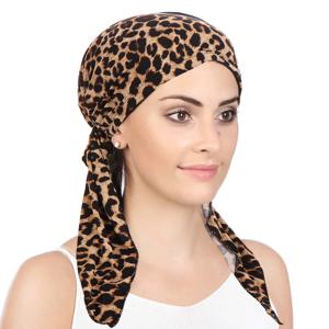 여성 이슬람 Hijab 암 Chemo 모자 꽃 인쇄 터번 모자 탈모 Headscarf 탄성 코튼 이슬람 Hijab 스카프 모자를 쓰고 있죠