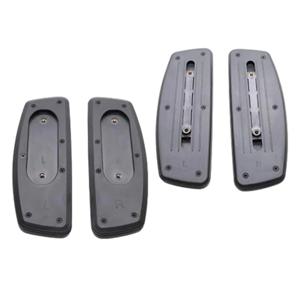 2 조각 사무실 의자 교체 팔걸이 팔 패드 장착 구멍 쉬운 설치 게임 의자 부품 방수