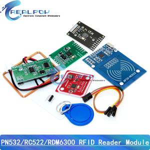 NFC RFID 모듈 RC522 MFRC-522 PN532 RDM6300 키트 S50 13.56 Mhz 125Khz 6cm 태그 포함 SPI �기 및 읽기 arduino uno 2560