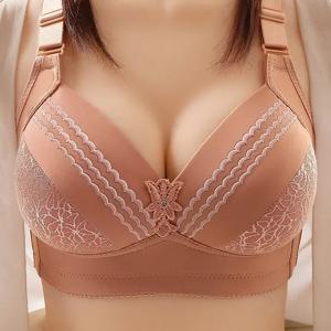 고급 여성 브래지어 엄마 브래지어, 섹시한 푸시 업 브래지어, 대형 사이즈 얇은 컵, 스틸 링 없는 여성 브래지어, 여성 속옷