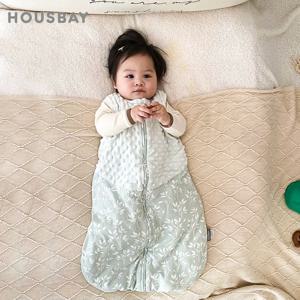 아기 Sleepsack 3-24 개월 가을 아기 침낭 담요 1.5Tog Doudou 부드러운 느낌 불가사리 쉘 인쇄 조끼 스타일