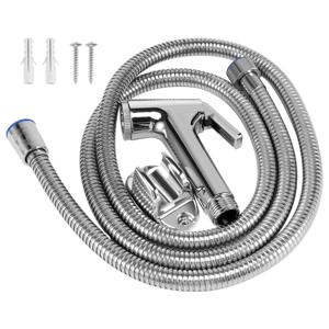 변기 욕실 핸드 헬드 분무기, 샤워 비데 호스 거치대