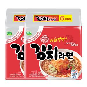 오뚜기 김치라면 멀티팩(120g X 5개입) 600g 2멀티팩