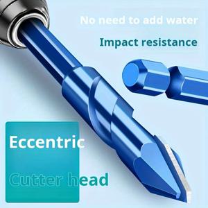 10/5/4/1PCS 유리 타일 및 콘크리트 드릴링 도구용 고강도 편심 드릴 비트 6/8/10/12mm 드릴링 도구 세트