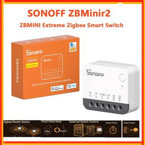 SONOFF ZBMINIR2 Extreme Zigbee 스마트 스위치 분리 릴레이 외부 스위치 eWeLink를 통한 원격 제어 Zigbee 허브와 호환 가능