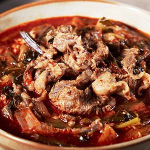 ★한우장터국밥X6팩★한우! 경상도식 얼큰 소고기장터국밥 550g X6팩