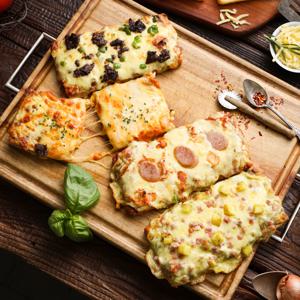 피자알볼로 4종 4팩 (안창살1,김치1,마르게리타1,페퍼로니1)