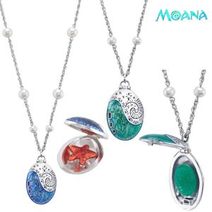 모아 나 오션 스타 목걸이 새로운 디즈니 애니메이션 주변 장치 초커 소녀 소년 코스프레 목걸이 패션 쥬얼리 키즈 클래식 장난감 선물