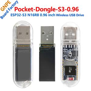 ESP32-S3 USB 동글 개발 보드, 포켓 동글-S3, N16R8, 0.96인치 디스플레이, 0.96인치 화면, LCD