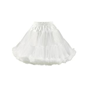 여자 투투 스커트 페티코트 크리 놀린 언더 셔츠 푹신한 페티 드레스 숙녀 푹신한 투투 화이트 럭셔리 스커트 웨딩 드레스 하단 Loli