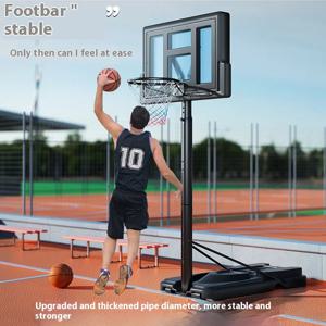 휴대용 농구대 야외 농구 링 슈팅 후프 실내 높이 조절 가능