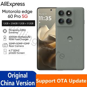 Motorola Moto Edge 60 Pro 5G AI 스마트폰 6.7인치 120Hz pOLED 화면 6000mAh 배터리 90W SuperCharge 50MP 메인 카메라
