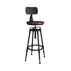 빈티지 다이닝 체어, 리프팅 회전 바 스툴, 철제 하이풋 카운터 시트, 고온 베이킹 페인트, 북유럽 가구