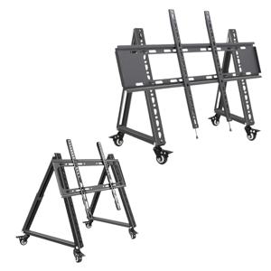 평면 곡선 스크린 TV, LED, LCD 다용도 견고한 낮은 높이 모바일 TV 스탠드