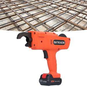 전기 도구 자동 묶는 도구 강화 강철 막대 묶는 기계 ABS 고 탄소강 완전 자동 스트래핑 도구