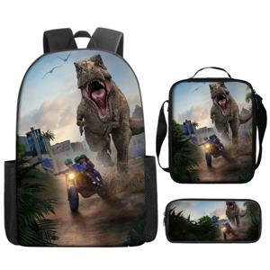 새로운 쥬라기 세계 공룡 배낭, 쥬라기 세계 초등학생 배낭, 어깨 가방, 펜 가방