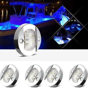 보트 마린 조명 네비게이션 라이트 방수 마커 램프 트럭 RV 요트 트랜섬 앵커 스턴 DC 12V 6LED 스턴 라이트