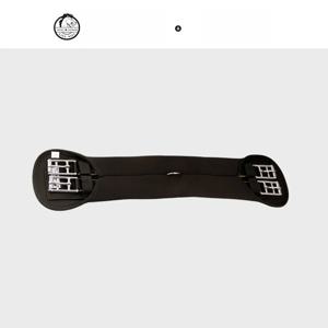 블랙 브리티시 스타일 히든 벨리 스트랩 승마 장비 (대형 및 소형 말용) 내마모성 승마용 가죽끈